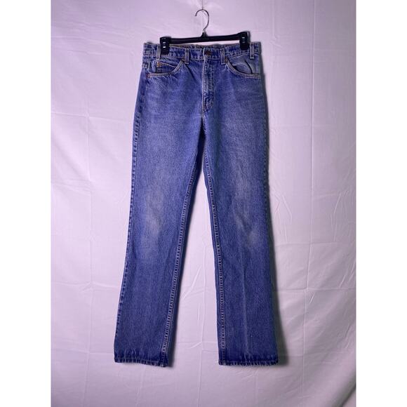 Levi's Blue Denim Orange Tag Straight Leg 5-Pockets Men's Size 31x32 - Picture 1 of 3
